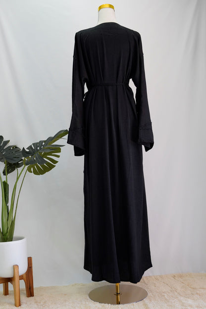 Layla Abaya, back view, full length