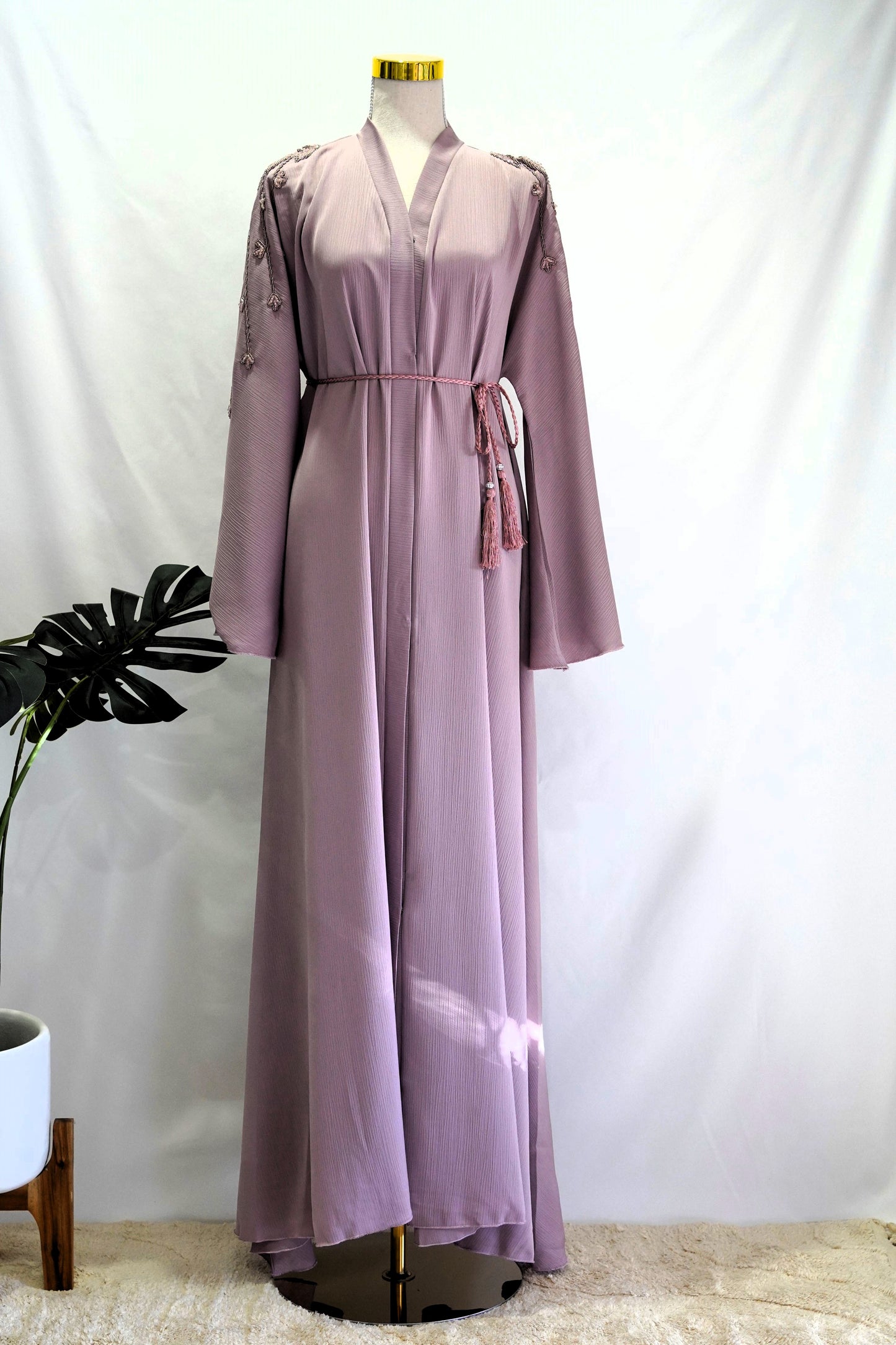 Safaa Abaya, front view, full length